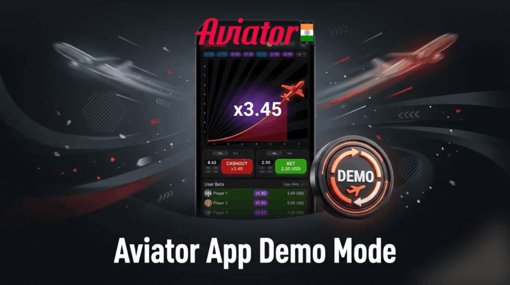 A demo version of the Aviator game for Indian players